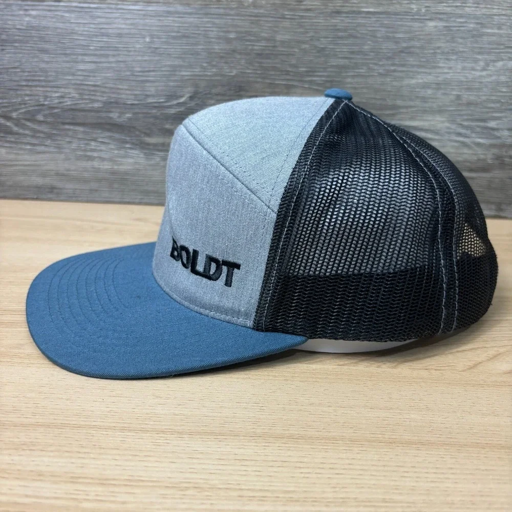 Boldt Hat Cap‎ Snapback Gray Panel One Size Adjustable